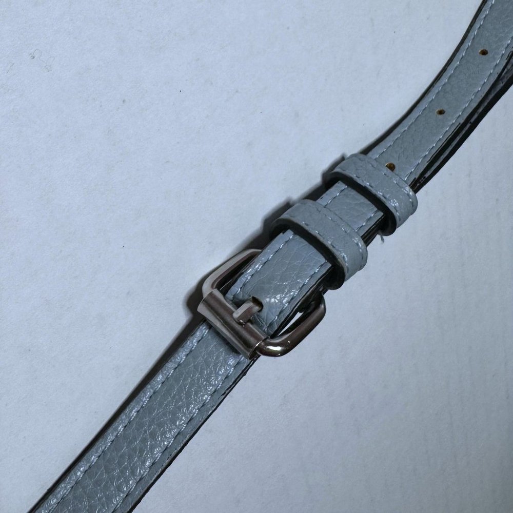 Steve Madden Light Blue Adjustable Detachable Crossbody Strap Small Purse Bag - Picture 8 of 13